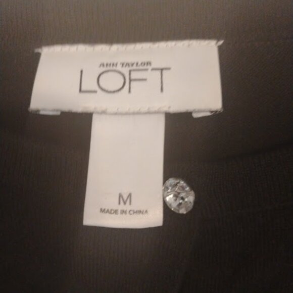 LOFT Black Button-Up Cardigan Sweater in Size M - Picture 5 of 5